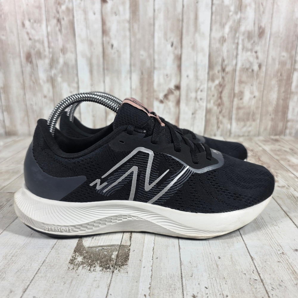 New Balance Dynasoft Propel v4 Womens 8 Black Silver Running Shoes WPRORLK2